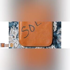 The Superior Labor Leather Zip Organizer in camel NWOT planner agenda